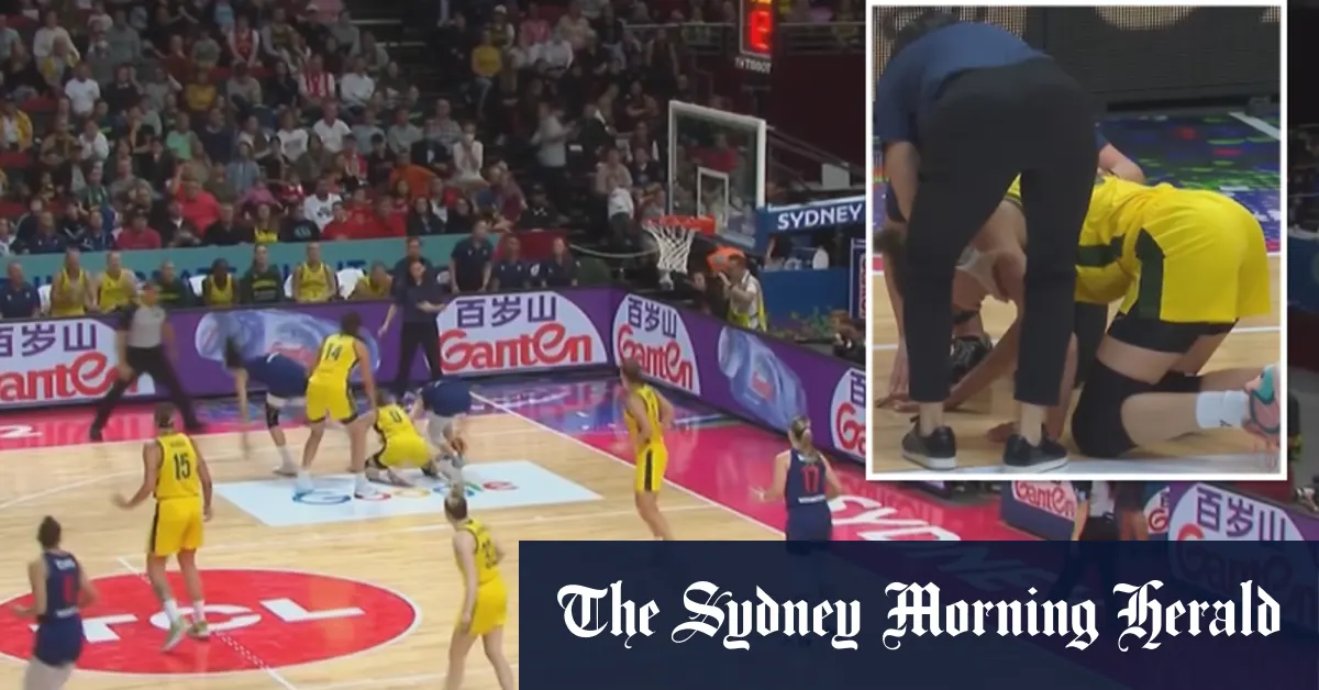 Opals star injured in crushing bump
