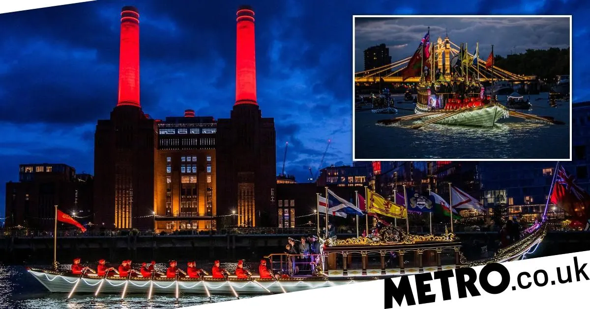 London: Flotilla celebrates accession of King Charles on River Thames